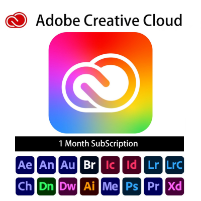 Adobe Creative Cloud (Все приложения) Подписка  - 1 месяц